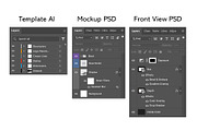 Window Box Mockup + Template, a Packaging Mockup by Korner (Thumbnail 7 of 12)