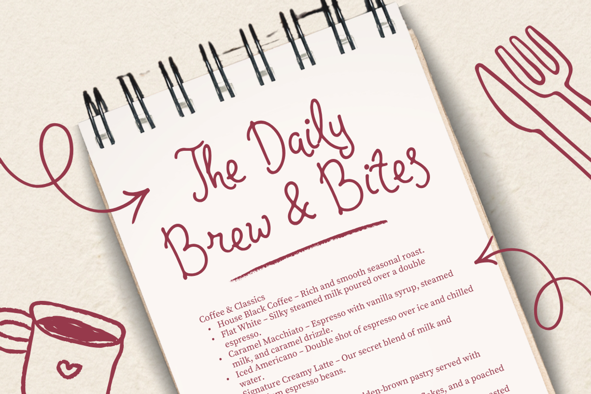 Swirly Delight - Handwritten Font, a Handwritten Font by Sronstudio (Photo 5 of 10)