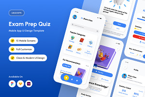 Stadiz – Smart Exam Prep Quiz UI Kit, an App Template by productype1