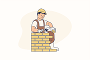 Construction Worker Illustration, an Object Graphic by Jump Studio (Thumbnail 9 of 12)