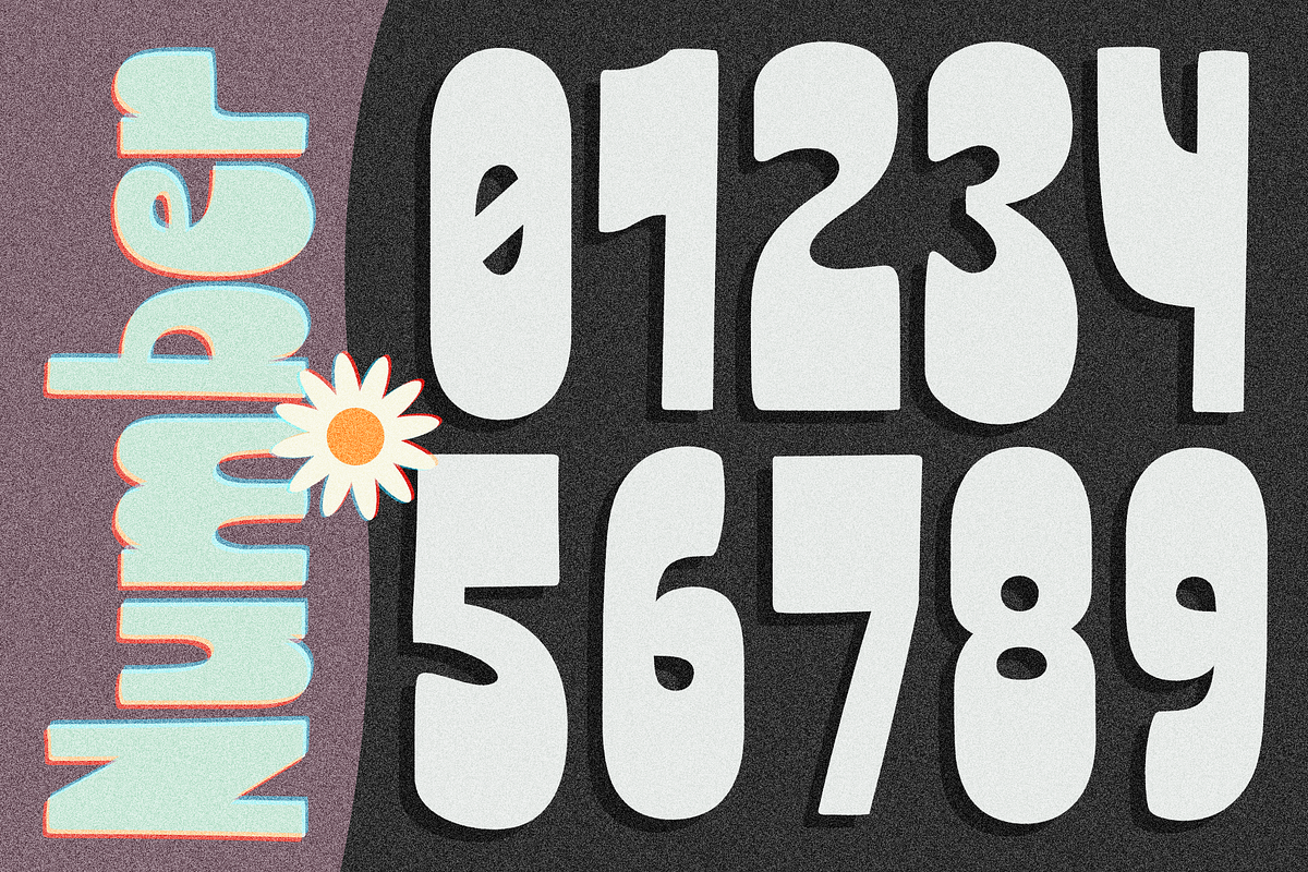 Croassant Modern Groovy Typeface, a Sans Serif Font by Oui Studio (Photo 6 of 10)