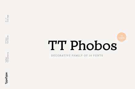TT Phobos, a Serif Font by TypeType
