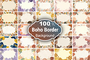 Boho Borders Bundle, a Background Graphic by Forhadx5 (Thumbnail 1 of 9)