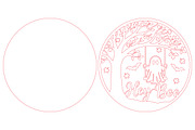Hey Boo Halloween Ghost SVG LaserCut, an Object Graphic by DreamCafeArt (Thumbnail 4 of 4)