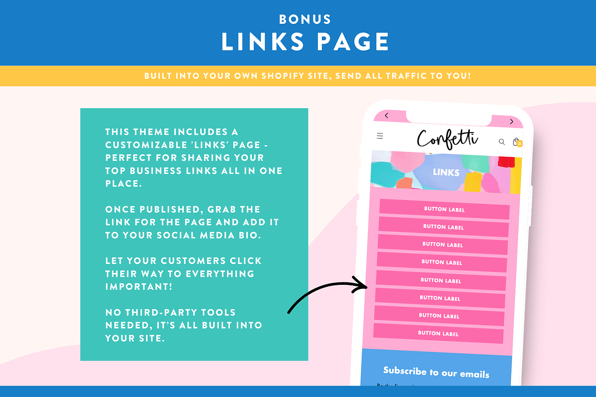 Colorful Shopify Theme | Confetti, a Shopify Template by Design Pixie (Photo 9 of 11)