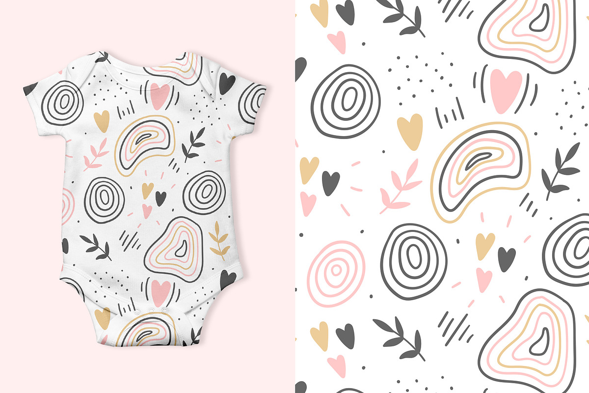 Kids cute seamless pattern, a Pattern Graphic by hanifa_design (Photo 4 of 10)