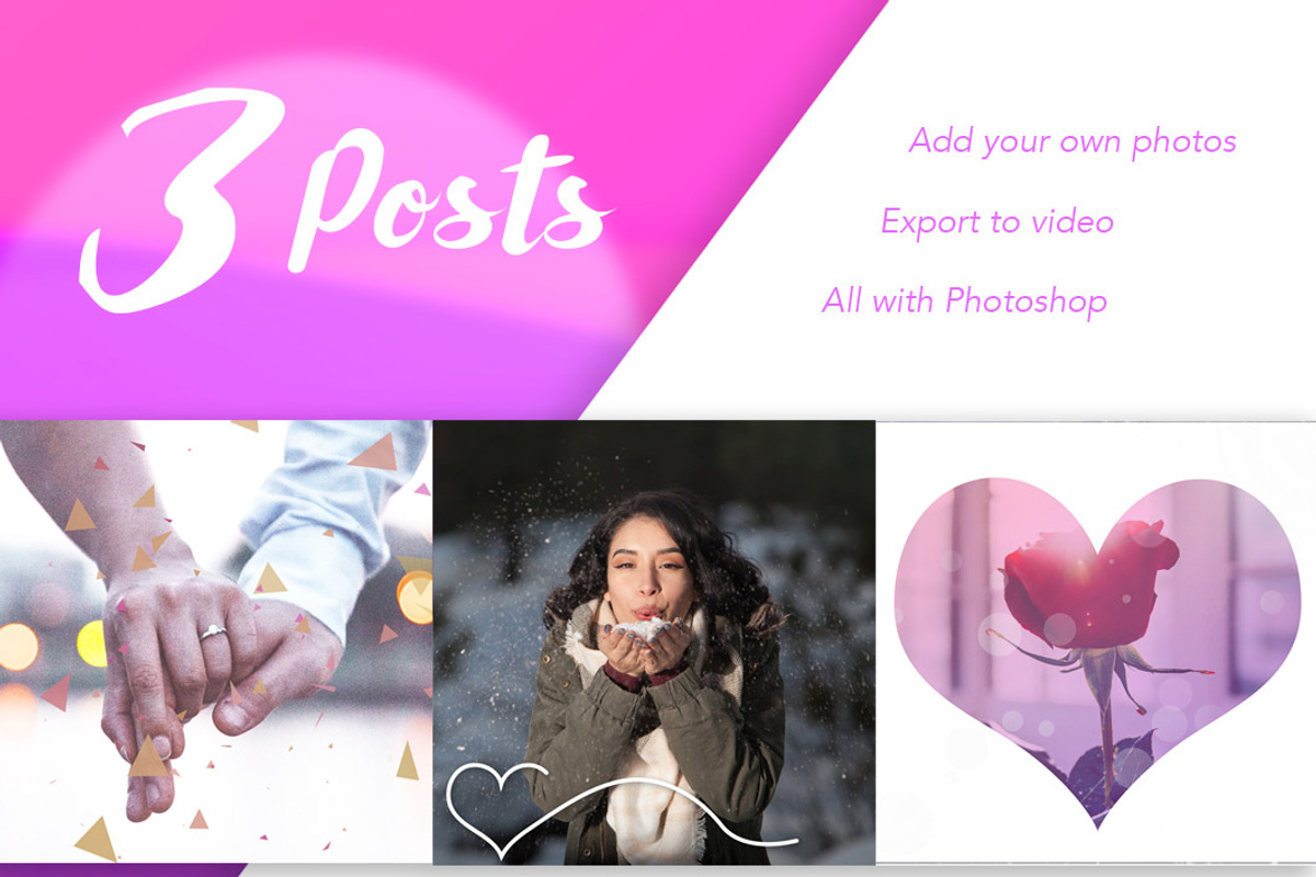 Animated Valentine's Day Insta Pack, a Social Media Template by BranderDesigns (Photo 8 of 16)
