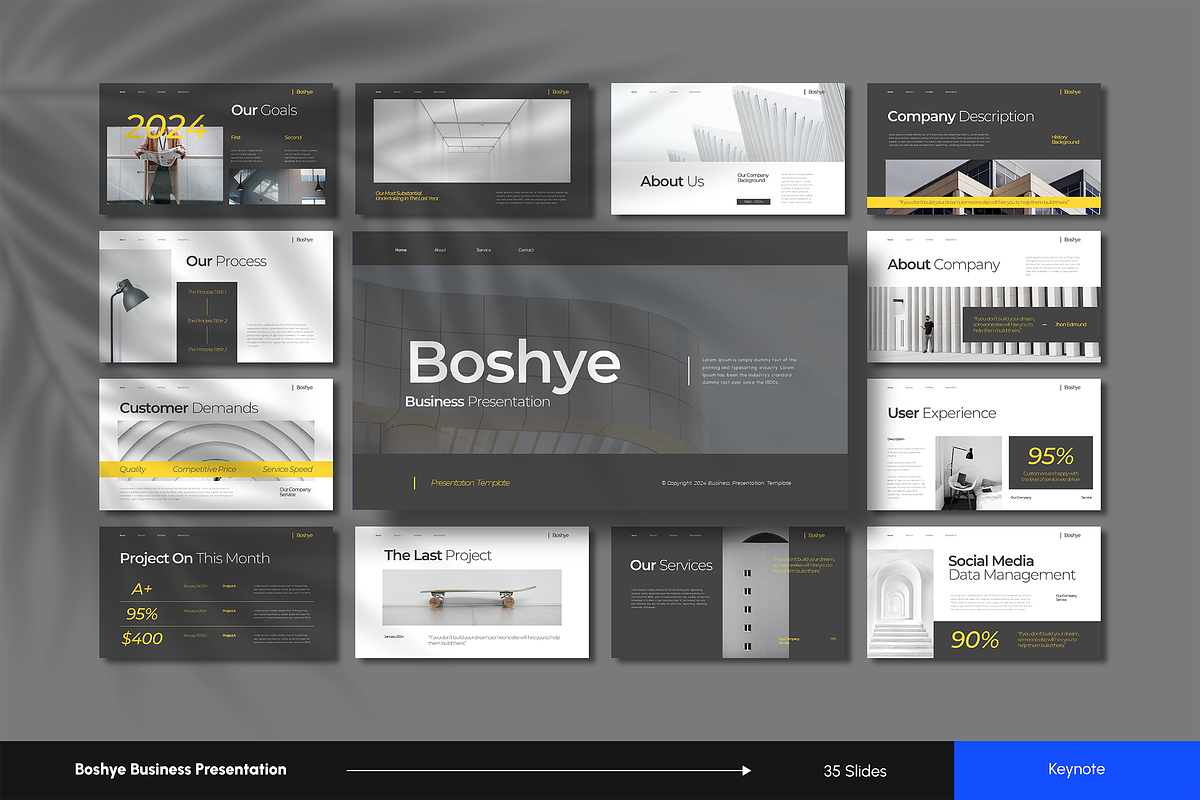 Business Keynote Presentation, a Presentation Template by VanillineGraph (Photo 1 of 6)