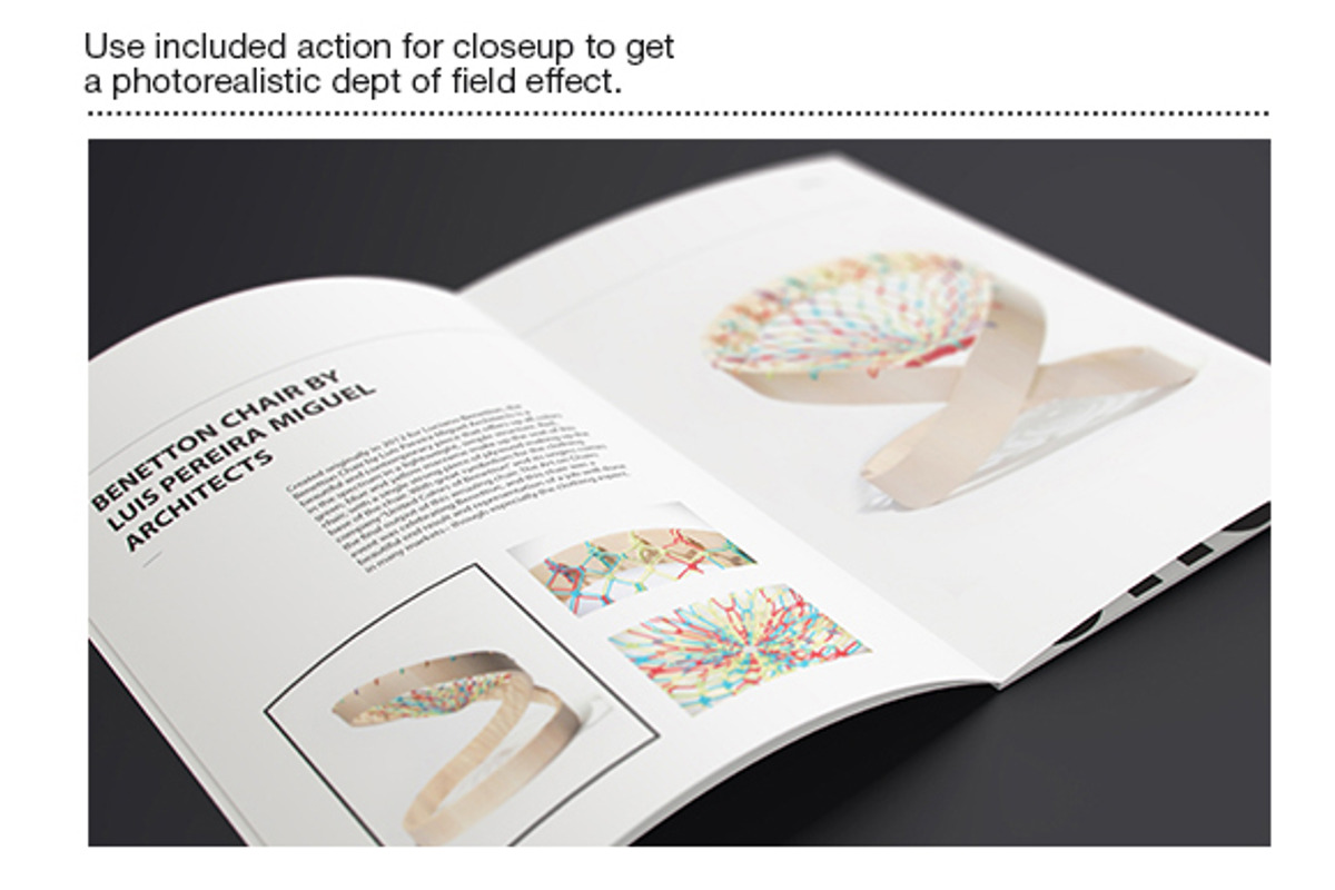 Magazine / Brochure Mock-up, a Print Template by ItemBridge (Photo 4 of 5)