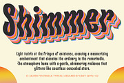 CS Lachen – Psychedelic Font, a Sans Serif Font by Craft Supply Co. (Thumbnail 4 of 7)