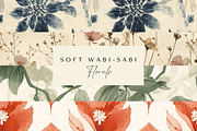 Soft Wabi-Sabi Floral Patterns, an Illustration by Vandy Fullum (Thumbnail 1 of 12)