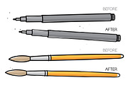 Styles and Brushes BUNDLE!, a Brush Add-On by Side Project (Thumbnail 8 of 10)