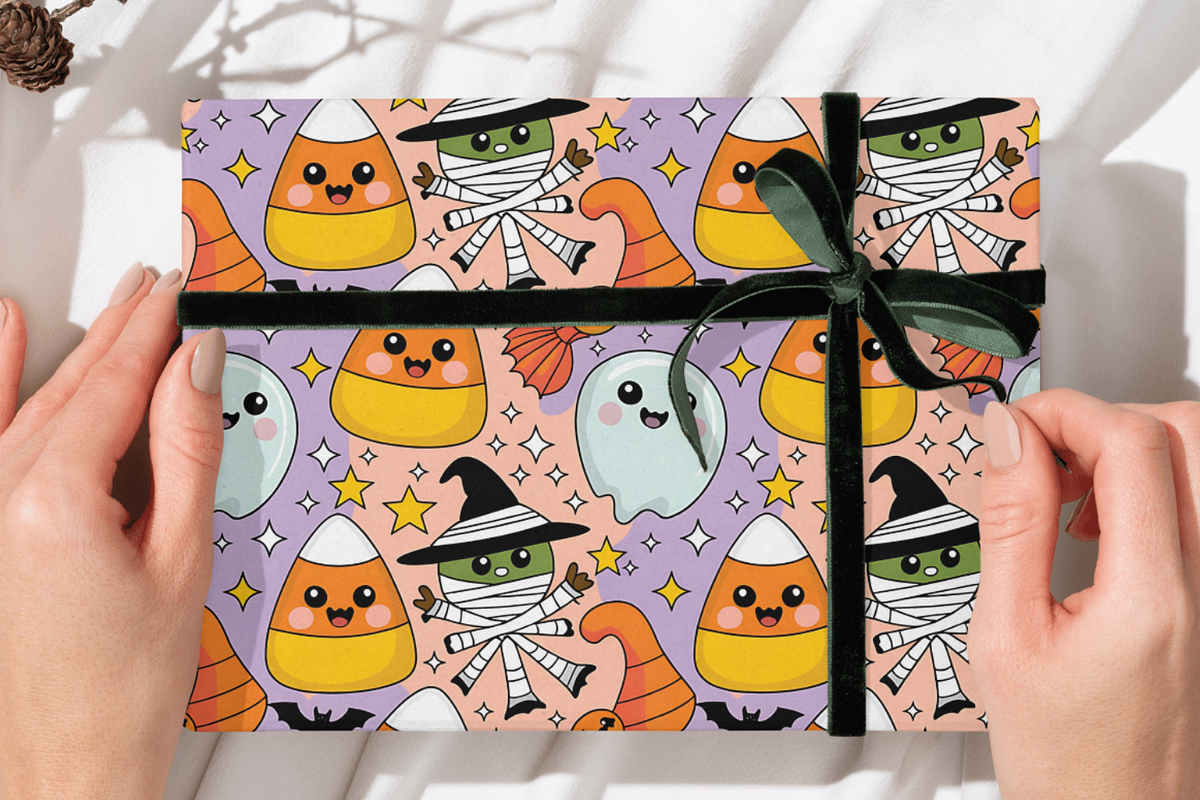 Candy Corn Cuties Halloween Pattern, a Seasonal Illustration by Design Station (Photo 3 of 4)