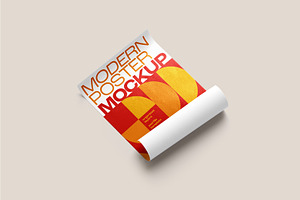 Modern Poster Mockup Set