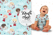 Valentine Cupid Seamless Patterns, a Pattern Graphic by KaramfilaS (Thumbnail 8 of 12)