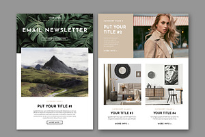 Email Newsletter Layout, an Email Template by tomsarraipodesign