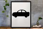 Car Silhouette SVG, a Transportation Illustration by newminddesign (Thumbnail 3 of 3)