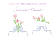 Spring Grandmillennial Pattern, a Pattern Graphic by SarahOMaryDesigns (Thumbnail 3 of 3)