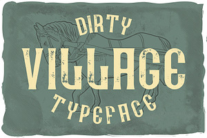 Village Font 10 Bonus Designs