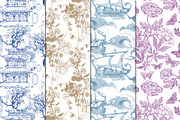 Style Toile de Jouy, a Pattern Graphic by Designs by Helen Trupak (Thumbnail 5 of 5)