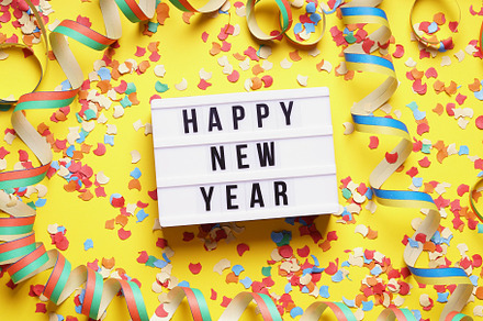 Happy new year celebration