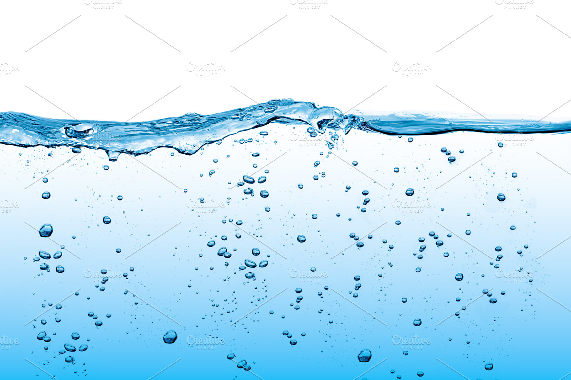 Bubbles containing abstract, aqua, and backdrop, an Abstract Photo by CARLOSANDESTHER