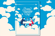 5 Valentine's Day Romantic Cards, a Decorative Illustration by Alexander Baidin (Thumbnail 4 of 5)