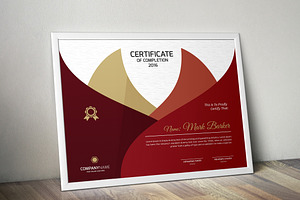 Certificate Word | PSD | AI, a Stationery Template by Curve Design