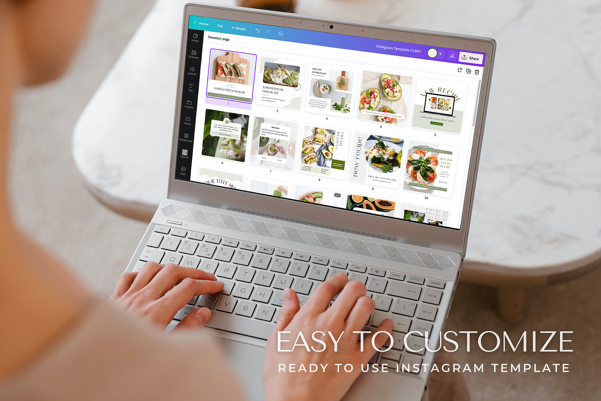 Food Instagram Post Template, a Social Media Template by ShopRShop (Photo 7 of 10)