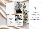 Bifold Card Mockup Folded Invitation, an Advertising Mockup by Mie Mockup Studio (Thumbnail 5 of 7)