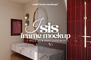 ISIS | Luxury Bathroom Frame Mockups, a Household Mockup by SoleilHomeMockups (Thumbnail 1 of 9)