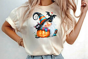 Halloween Gnomes Clipart Set, a Seasonal Illustration by fashionaddict (Thumbnail 5 of 7)