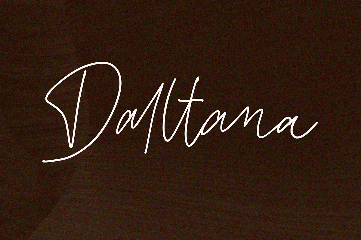 Daltana | Handwriting Font