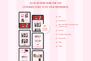 UGC Portfolio Canva Website Template, a Landing Page Template by GlamWebDesigns (Thumbnail 6 of 8)