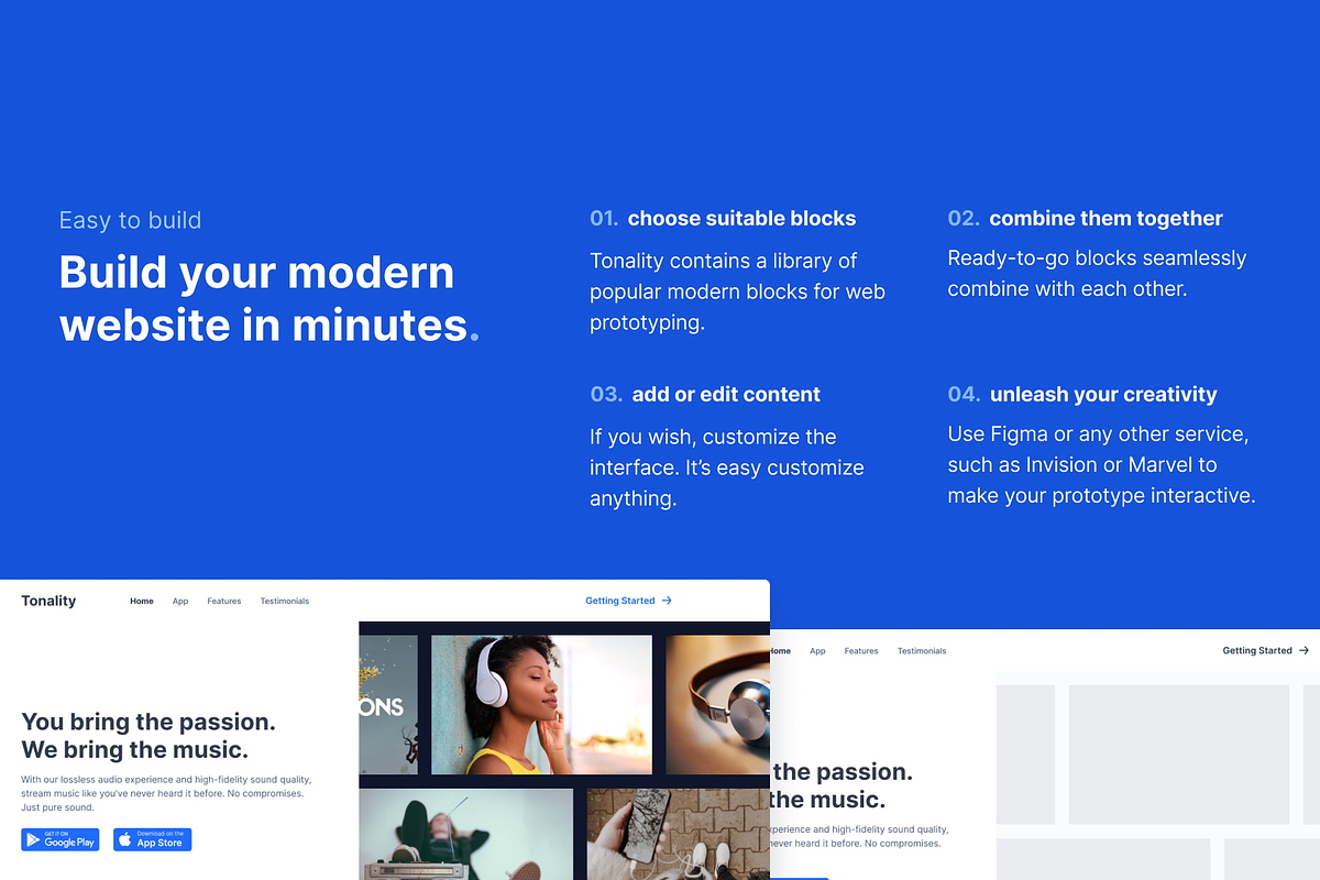Tonality Wireframe Kit, a Wireframe Template by guilhermevital (Photo 5 of 6)