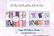 Preppy Abstract Digital Paper, a Background Graphic by Paper & Pattern Studio (Thumbnail 9 of 9)