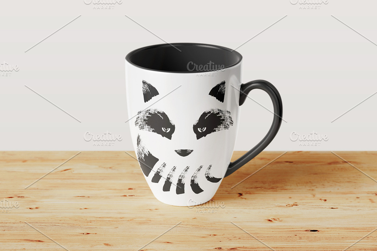 Raccoon face illustration., an Animal Illustration by DeShoff Art (Photo 2 of 4)