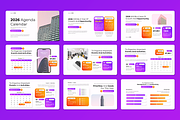 2026 Agenda Calendar - PowerPoint, a Presentation Template by QR Design Studio (Thumbnail 2 of 3)