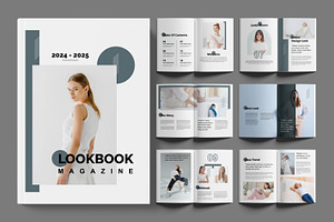 Minimal Lookbook Template, a Magazine Template by ContestDesign