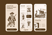 Vintage History Art Illustration Set, an Education Illustration by Prosymbols (Thumbnail 4 of 8)