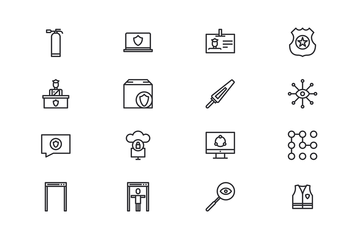 Security Icons (60 Icons), an Icon by Middltone (Photo 3 of 5)