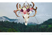 Watercolor Boho Wild Floral Set, a Decorative Illustration by Veris Studio (Thumbnail 9 of 16)