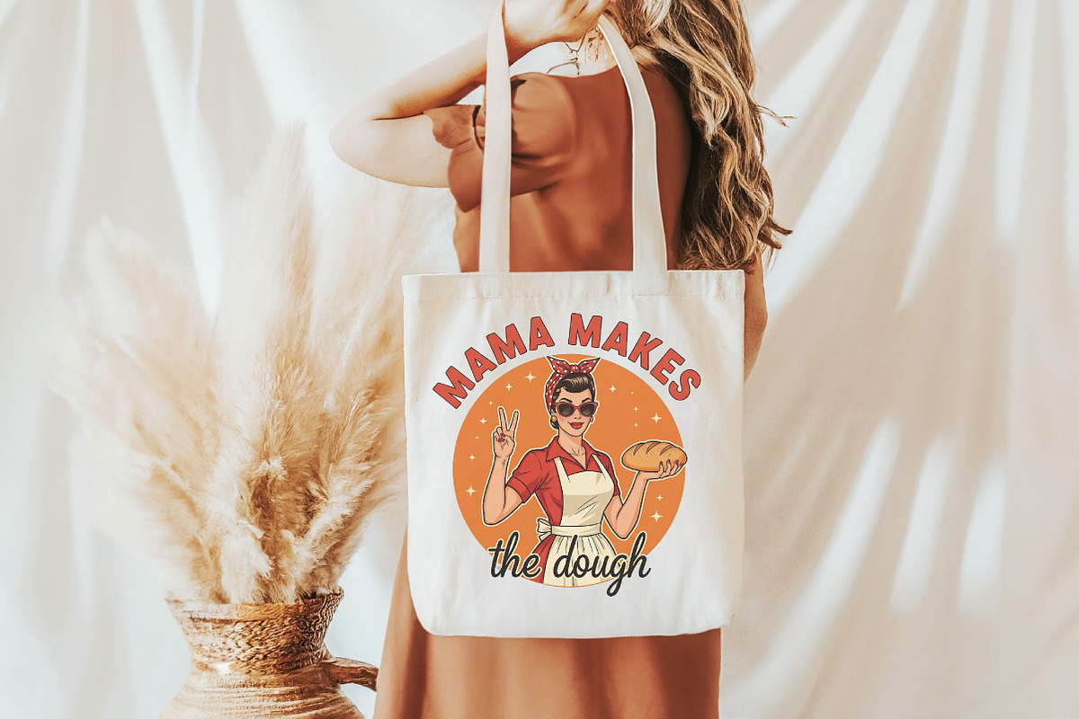 Funny Sourdough,Mama Makes the Dough, an Illustration by DreamCafeArt (Photo 3 of 7)