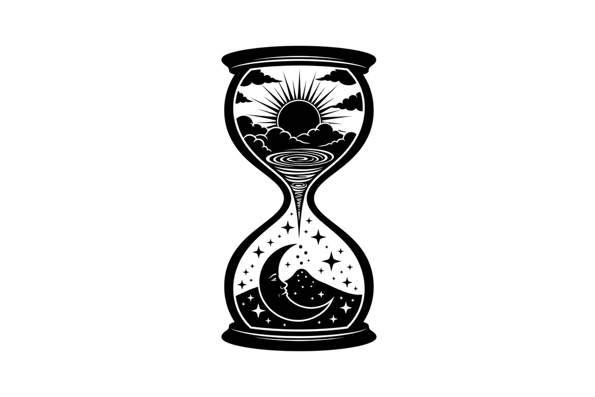 Celestial Sun Moon Hourglass Bundle, an Illustration by Gaye Art (Photo 9 of 31)
