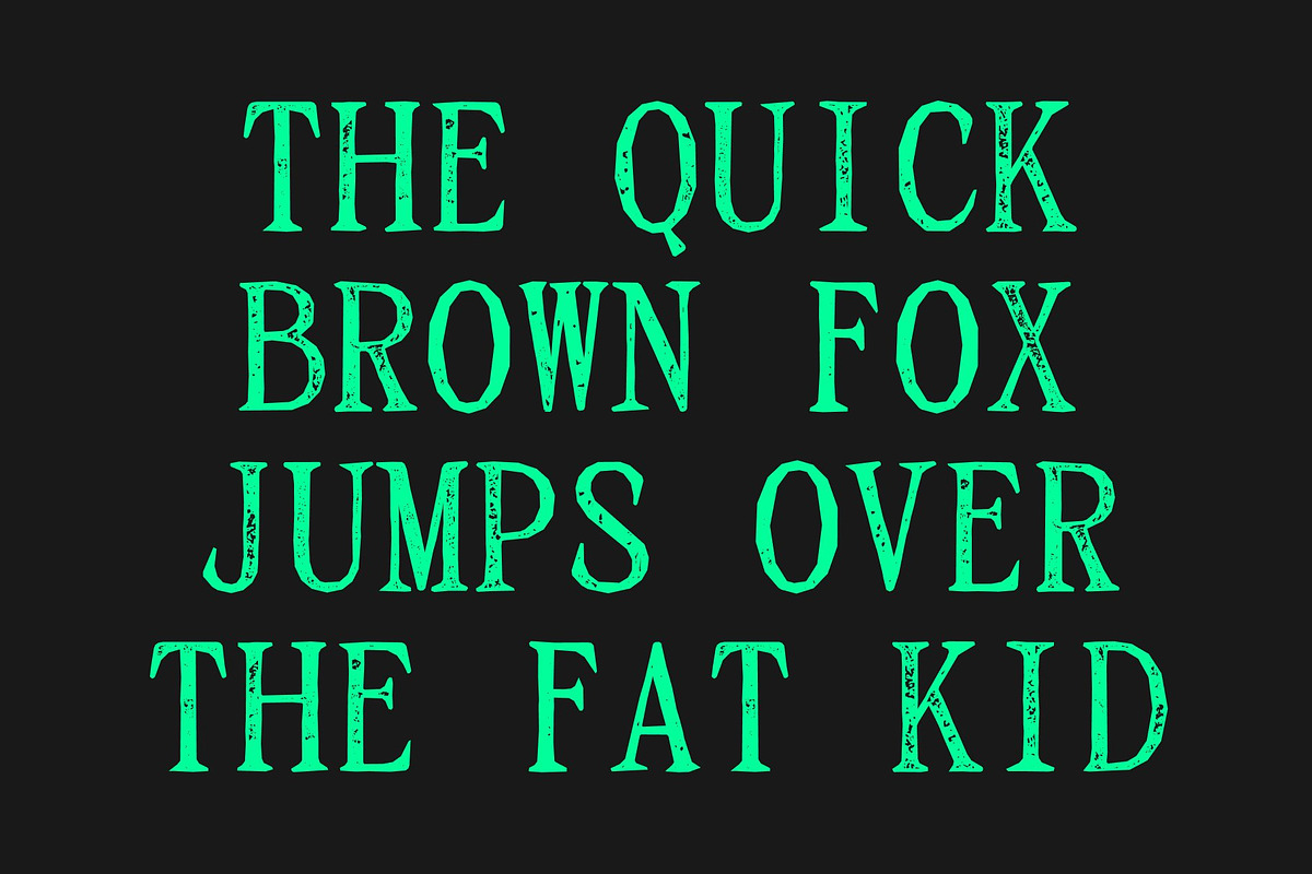 CS Gleda Mono Stamp, a Serif Font by Craft Supply Co. (Photo 6 of 8)