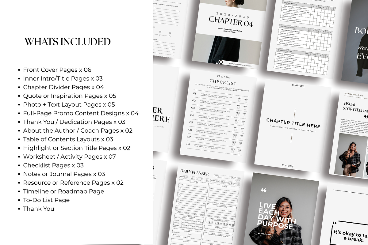 Minimalistic Ebook Canva Template preview 5