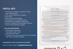 CEO CV Template / Executive CV Word