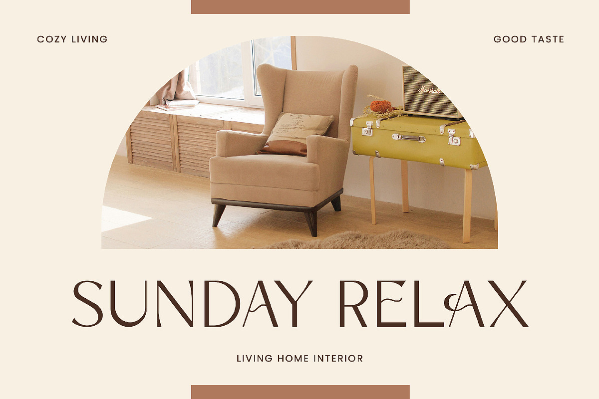 Folktune - Stylish Sans Serif Font, a Sans Serif Font by AQR Studio (Photo 5 of 8)