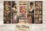 Old Library Bookmarks, a Person Illustration by GlamArtZhanna (Thumbnail 1 of 3)