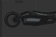 Sci-fi concept motorcycle, a Cars & Vehicle 3D Model by Snji | 3D Models (Thumbnail 13 of 16)